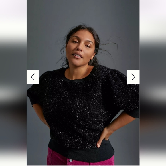 Maeve Pamela Tinsel Shimmer Sweater - Picture 7 of 14